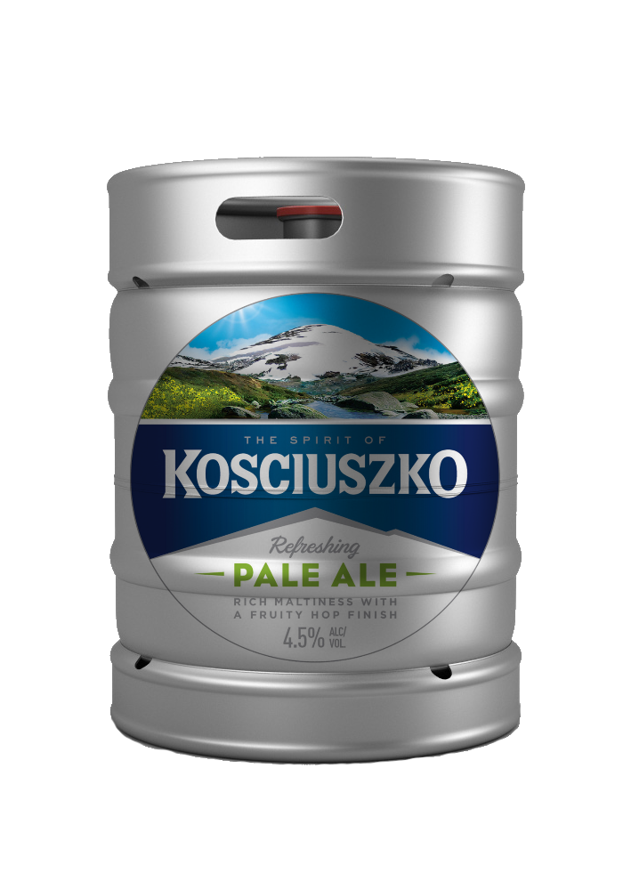 Kosciuszko Pale Ale Kegs